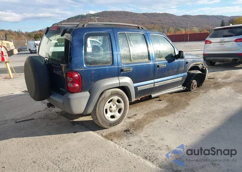 2005 Jeep Liberty Sport из США, поврежденный, VIN 1J4GL48K75W672851